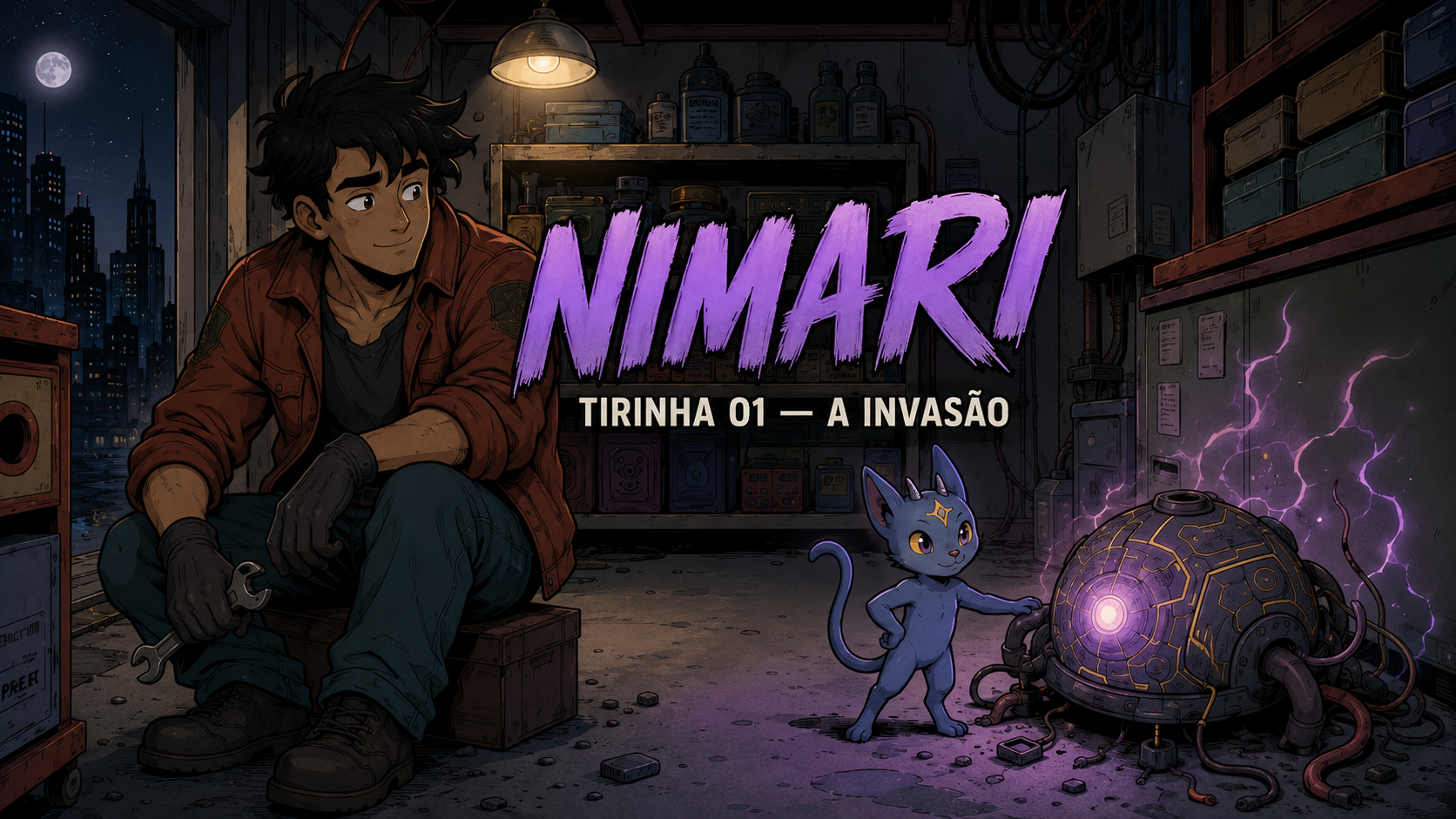 NIMARI estreia com “A Invasão”, sua primeira tirinha